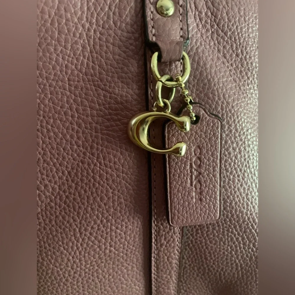 EUC Coach May Tote Pink Pebbled Leather - Picture 3 of 8